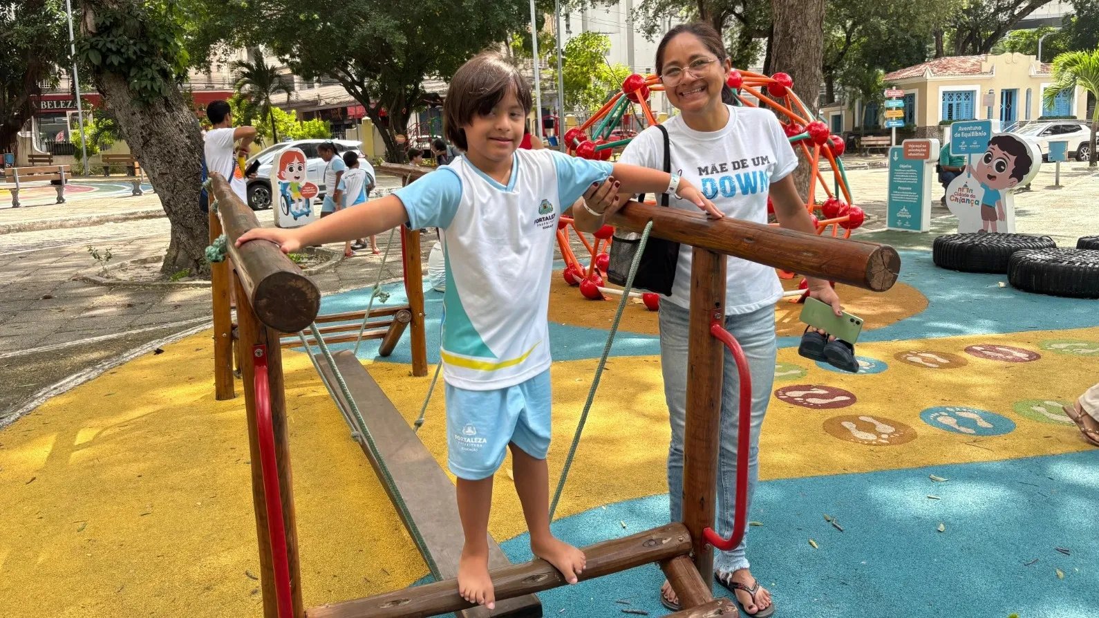 Protagoniza+ Inclusivo proporciona visita de estudantes com deficiência à Cidade da Criança
